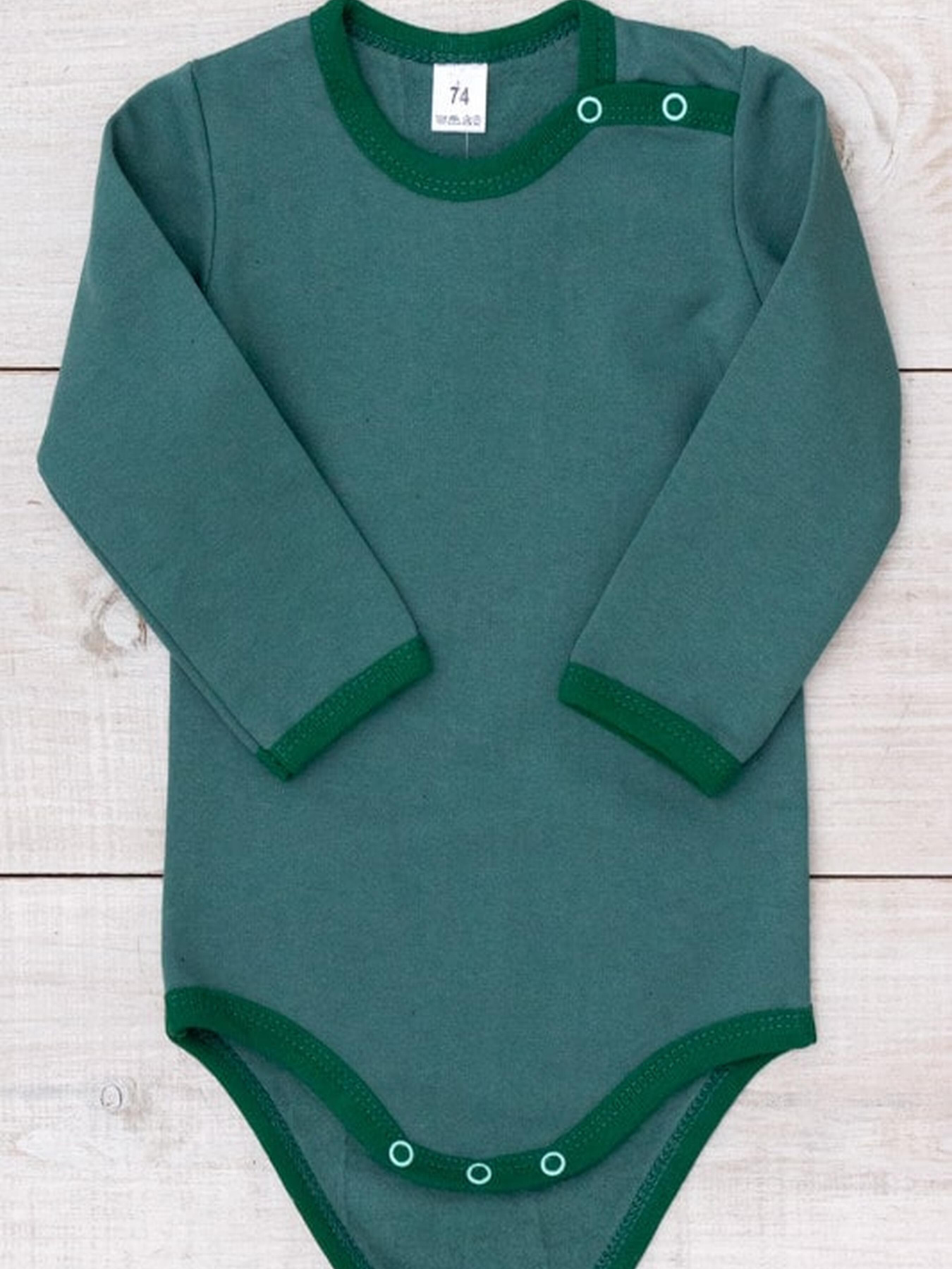 Боди для младенцев Носи своє модель 5010-023-4-temno-zelenij Фото