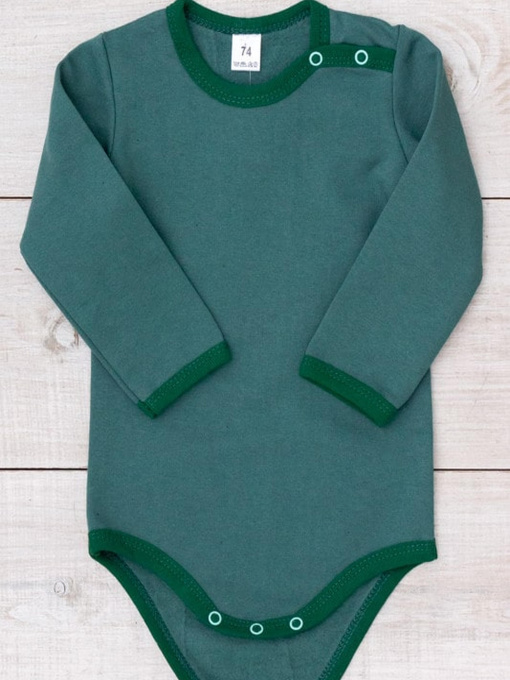 Боди для младенцев Носи своє модель 5010-023-4-temno-zelenij Фото