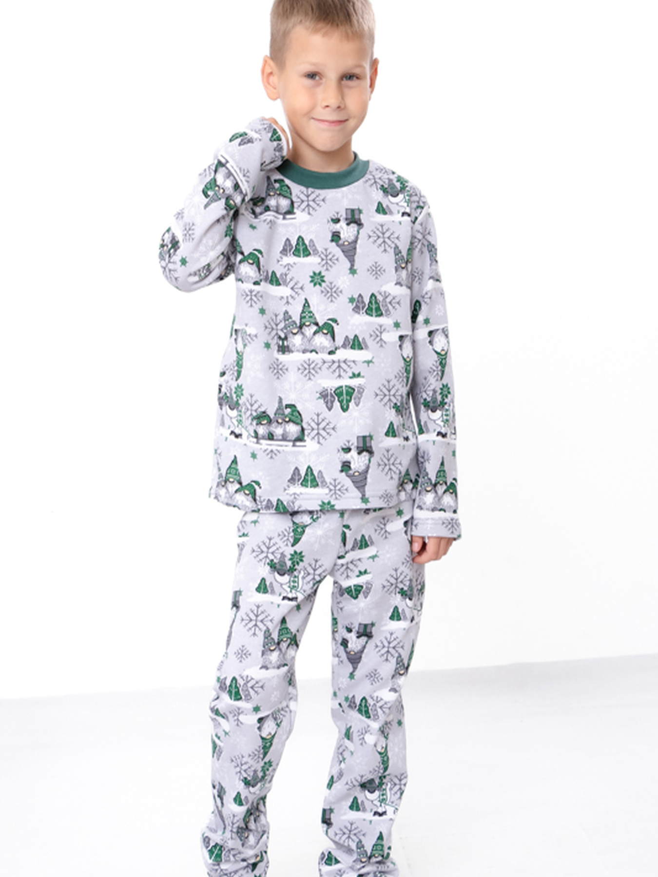 Пижама Носи своє модель 6076-skandinavsxkij-gnom-zelenij Фото