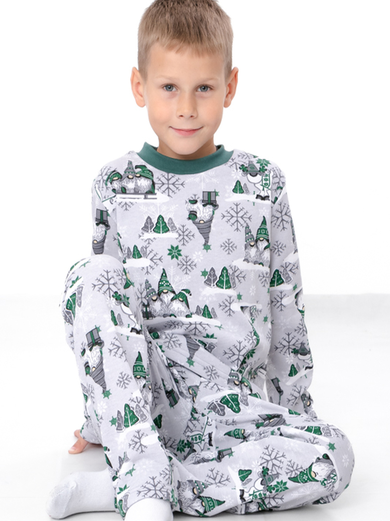 Пижама Носи своє модель 6076-skandinavsxkij-gnom-zelenij Фото