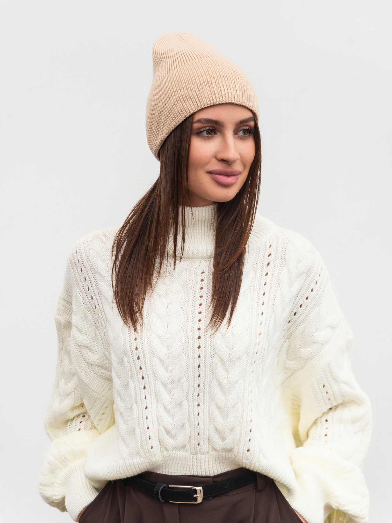 Шапка Romashka Бейс модель 307012703071 Фото