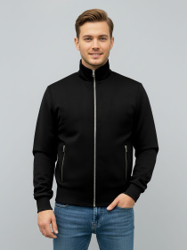 Замшевая Черная Куртка-Бомбер AS-125-alter-black модель AS-125-alter-black Замшевая Черная Куртка-Бомбер AS-125-alter-black модель AS-125-alter-black Фото