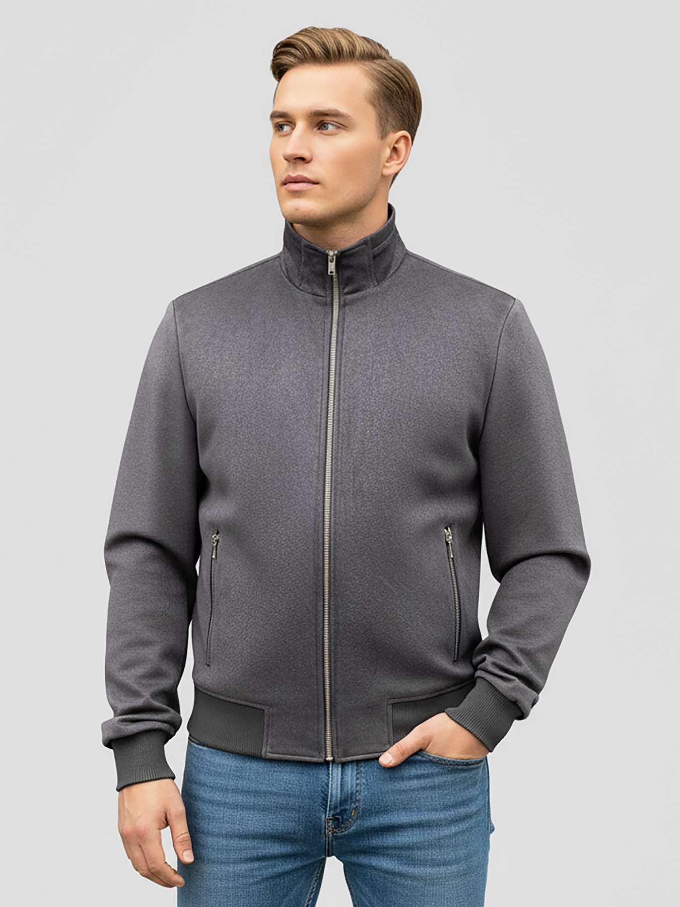 Бомбер Sun's House модель AS-125-alter-grey Фото