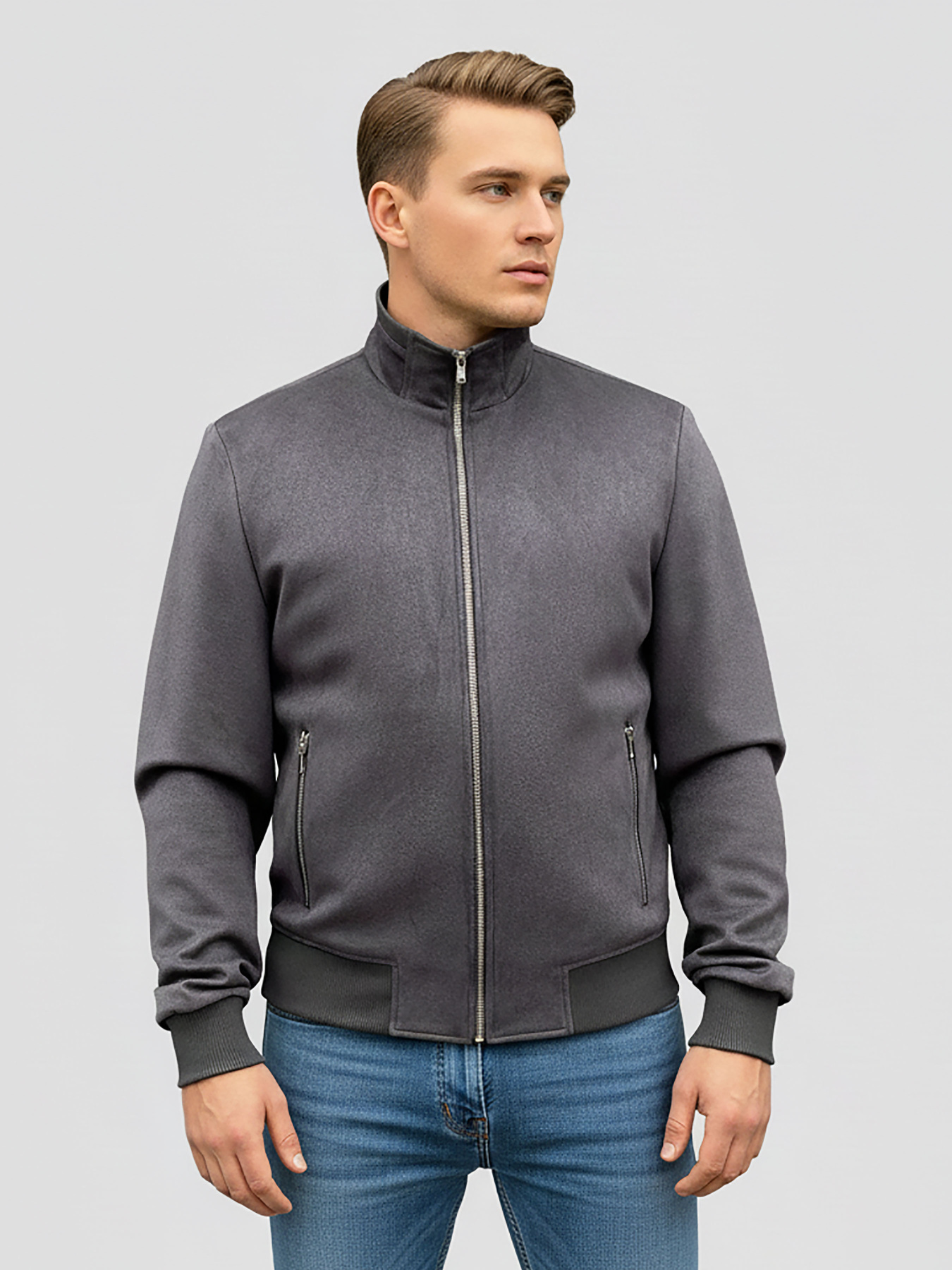 Бомбер Sun's House модель AS-125-alter-grey Фото