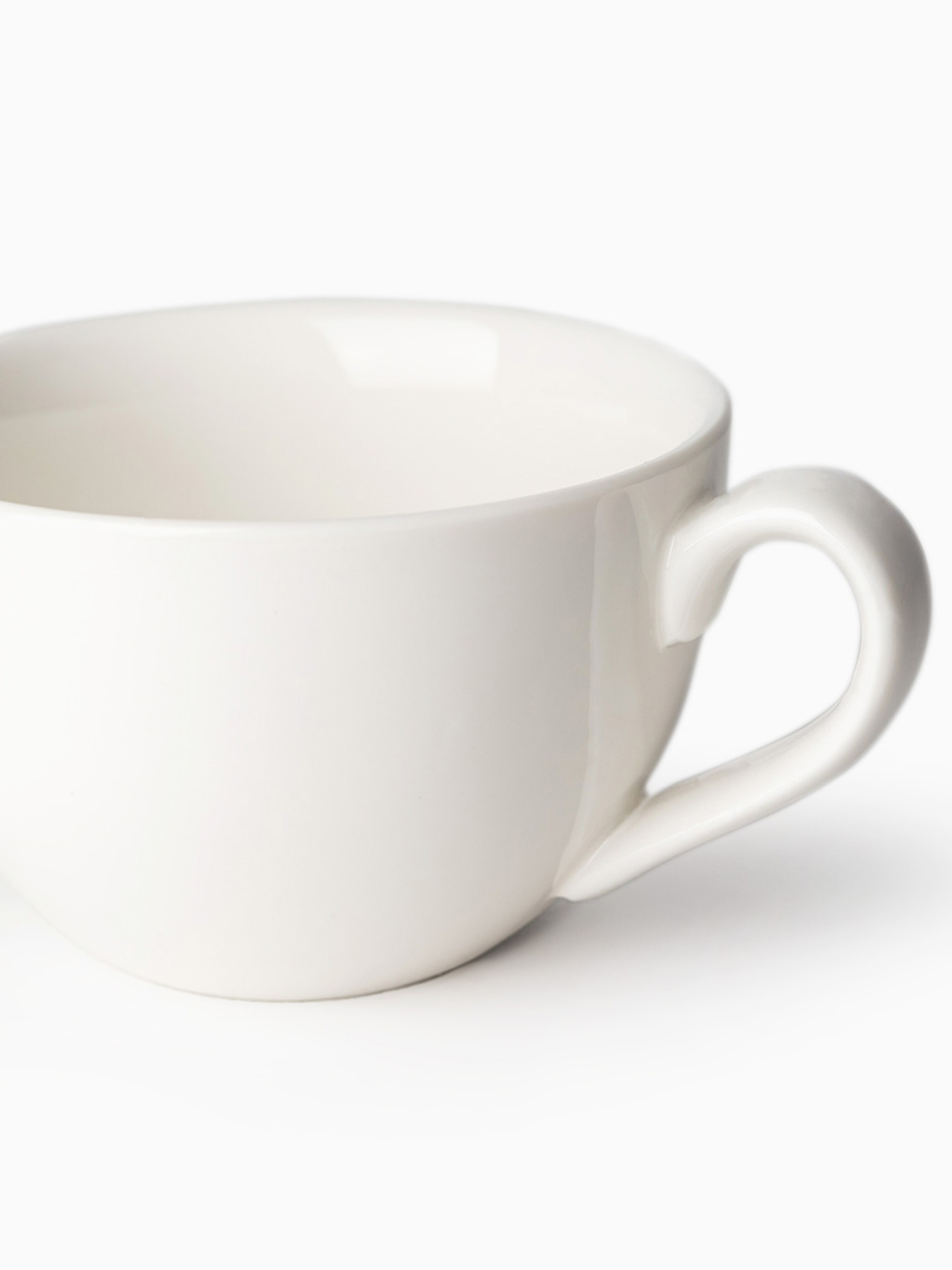 Чашка "Жемчужина" фарфоровая белая MBM HOME модель KP-140 WHITE Фото