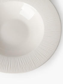 Тарілка глибока "Промінь" порцелянова біла MBM HOME модель KP-137 WHITE Фото