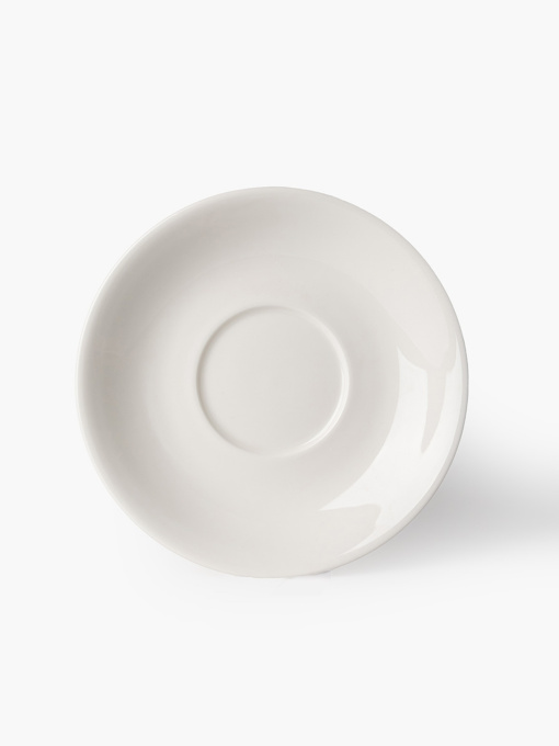 Блюдце "Жемчужина" фарфоровое белое MBM HOME модель KP-141 WHITE Фото