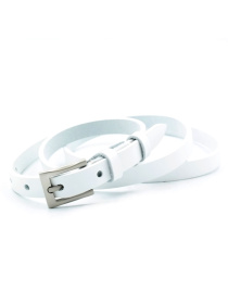 Женский кожаный ремень 1,4х100-120 см Weatro Белый 14sm-ua-080 модель 14sm-ua-080 Фото