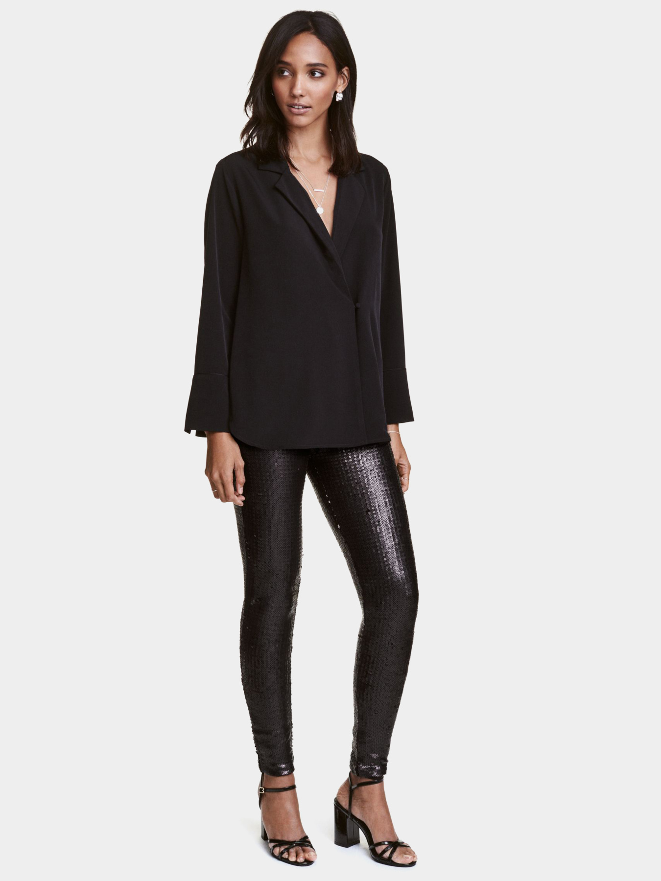 Штани H&M модель 4107784dm_Черный Фото