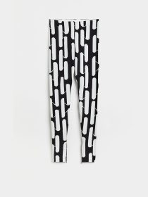 Леггинсы H&M модель 1104773arl_Черно-белый Фото