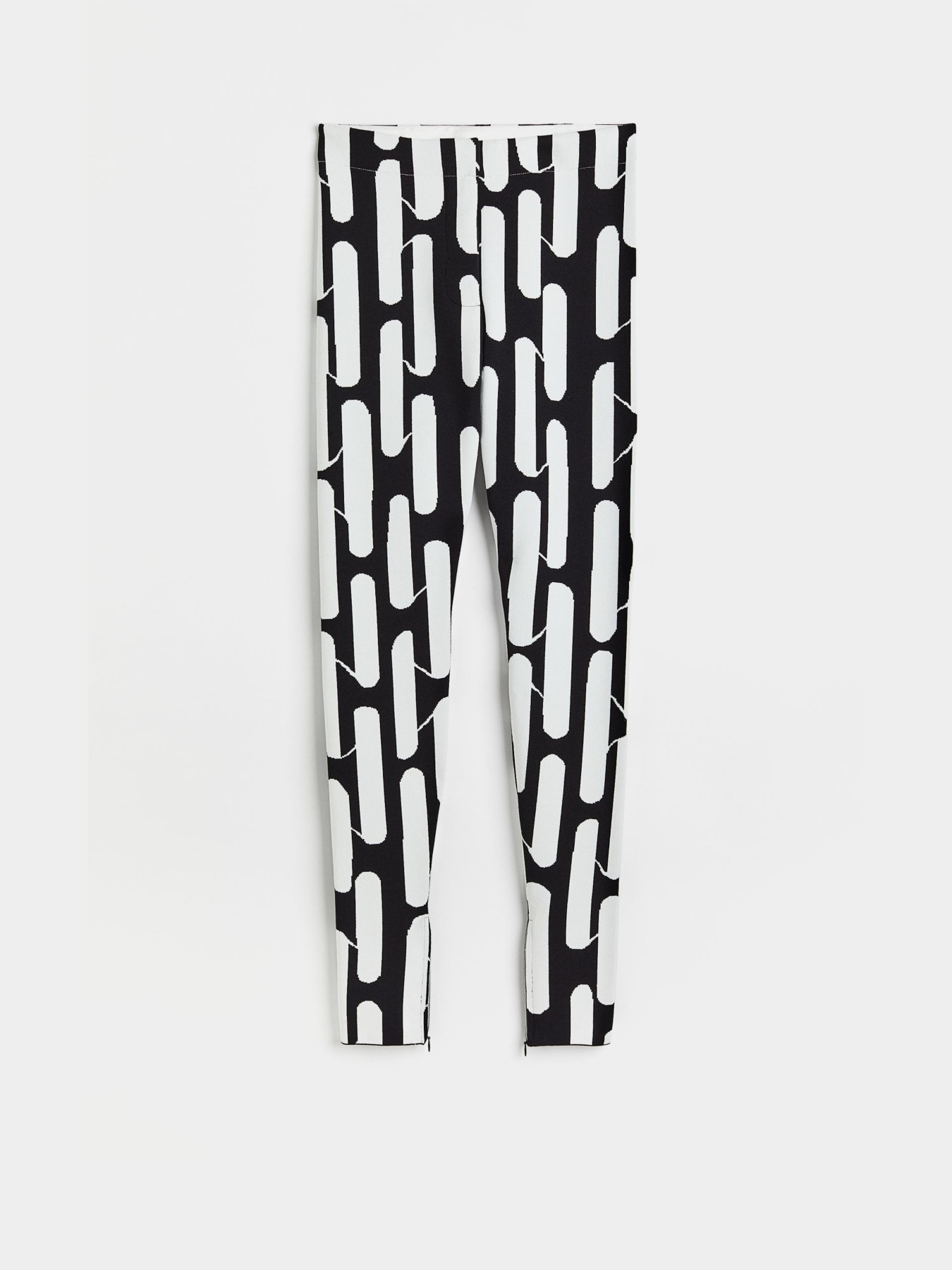 Леггинсы H&M модель 1104773arl_Черно-белый Фото