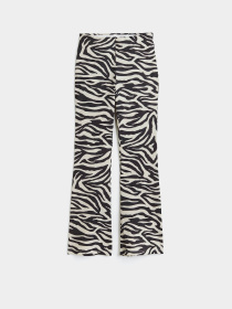 Брюки H&M модель 1105724wer_Черно-бежевый Фото