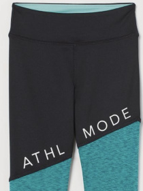 Спортивные леггинсы H&M модель 2585201kwer_Бирюзовый Фото
