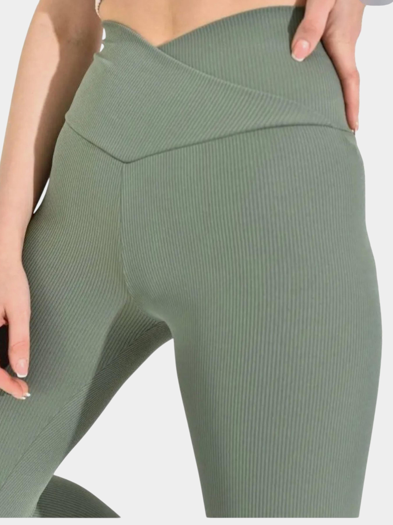 Леггинсы H&M модель 8510611wer_Хаки Фото