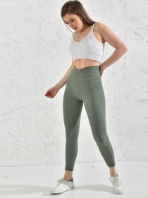 Леггинсы H&M модель 8510611wer_Хаки Фото