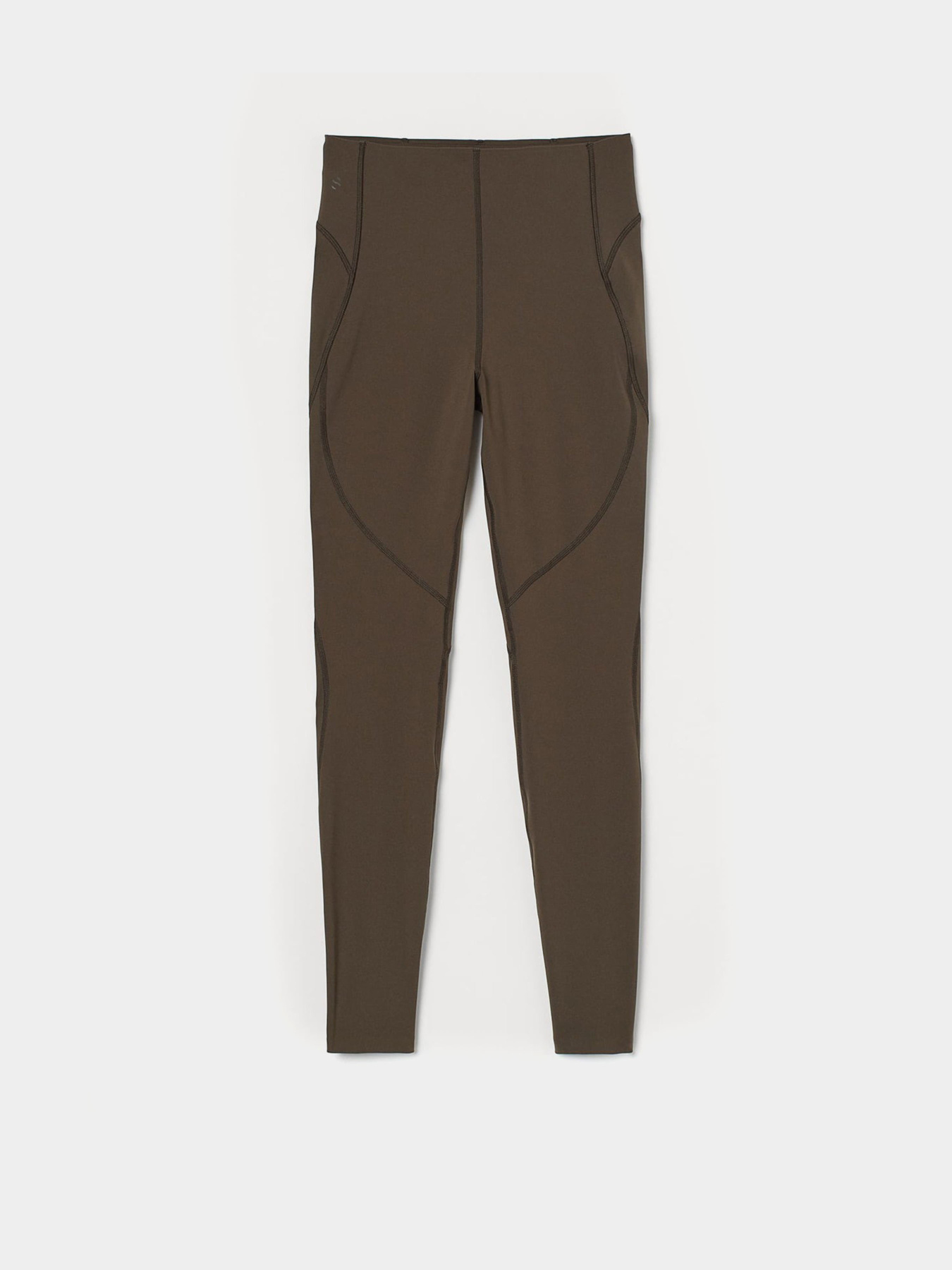 Леггинсы спортивные H&M модель 1256789wer_Хаки Фото