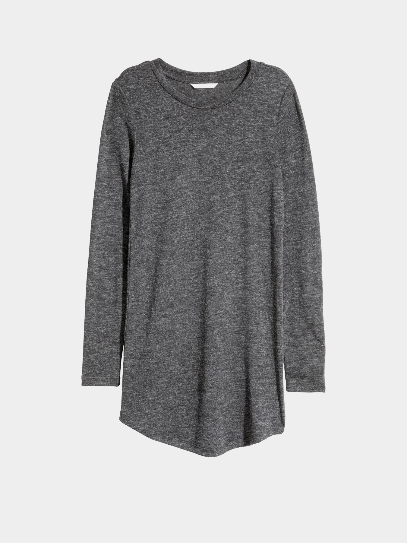 Лонгслів H&M модель 5369686RP21_Темно- серый Фото