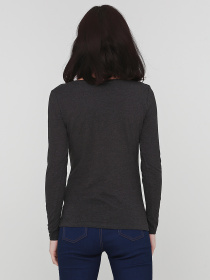 Лонгслів H&M модель 8249952dm_темно-серый меланж Фото