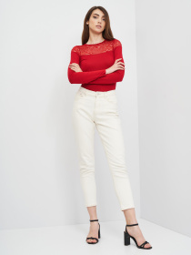 Лонгслив H&M модель 7994270sm_Красный Фото