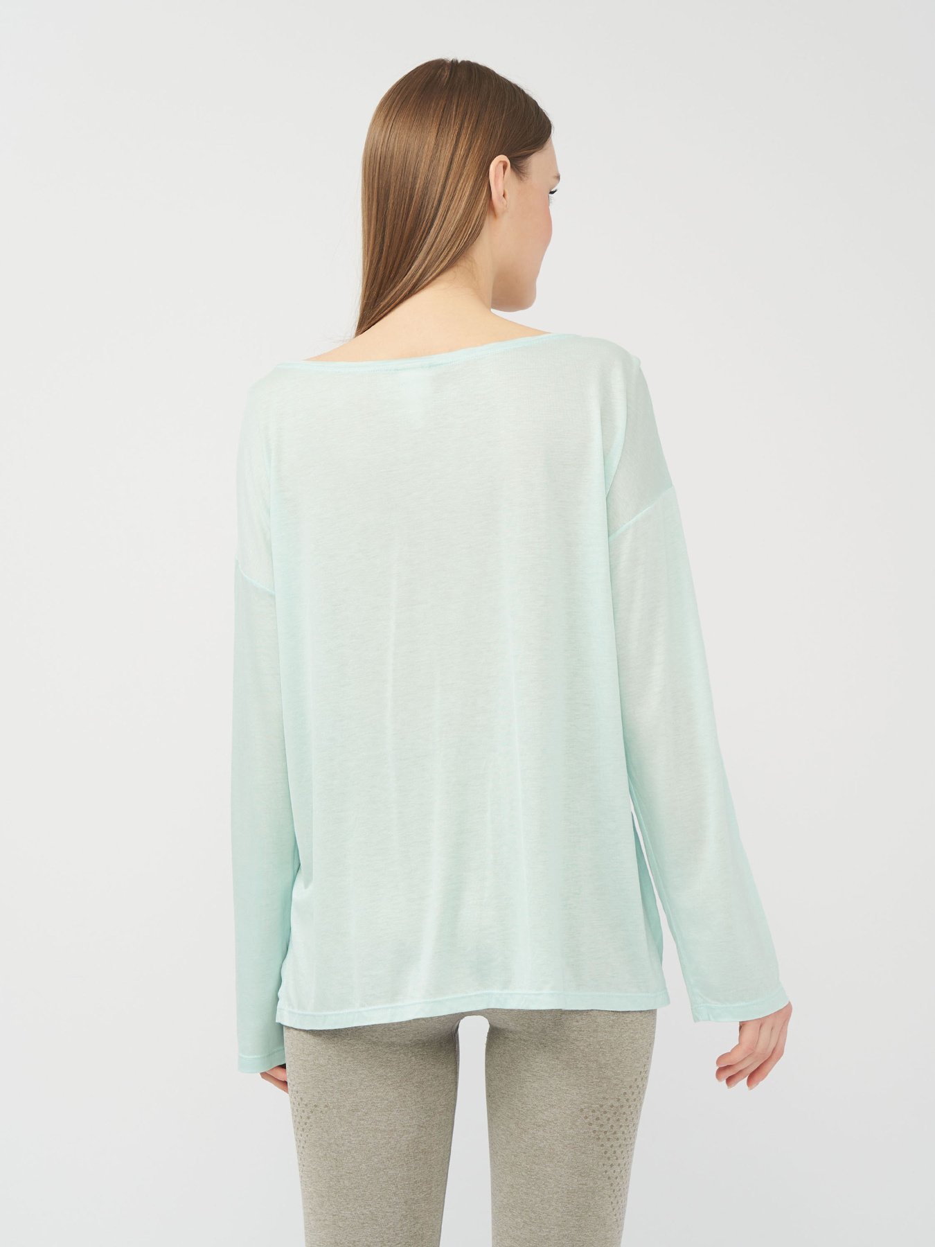 Лонгслів H&M модель 5012022abr_Мятный Фото