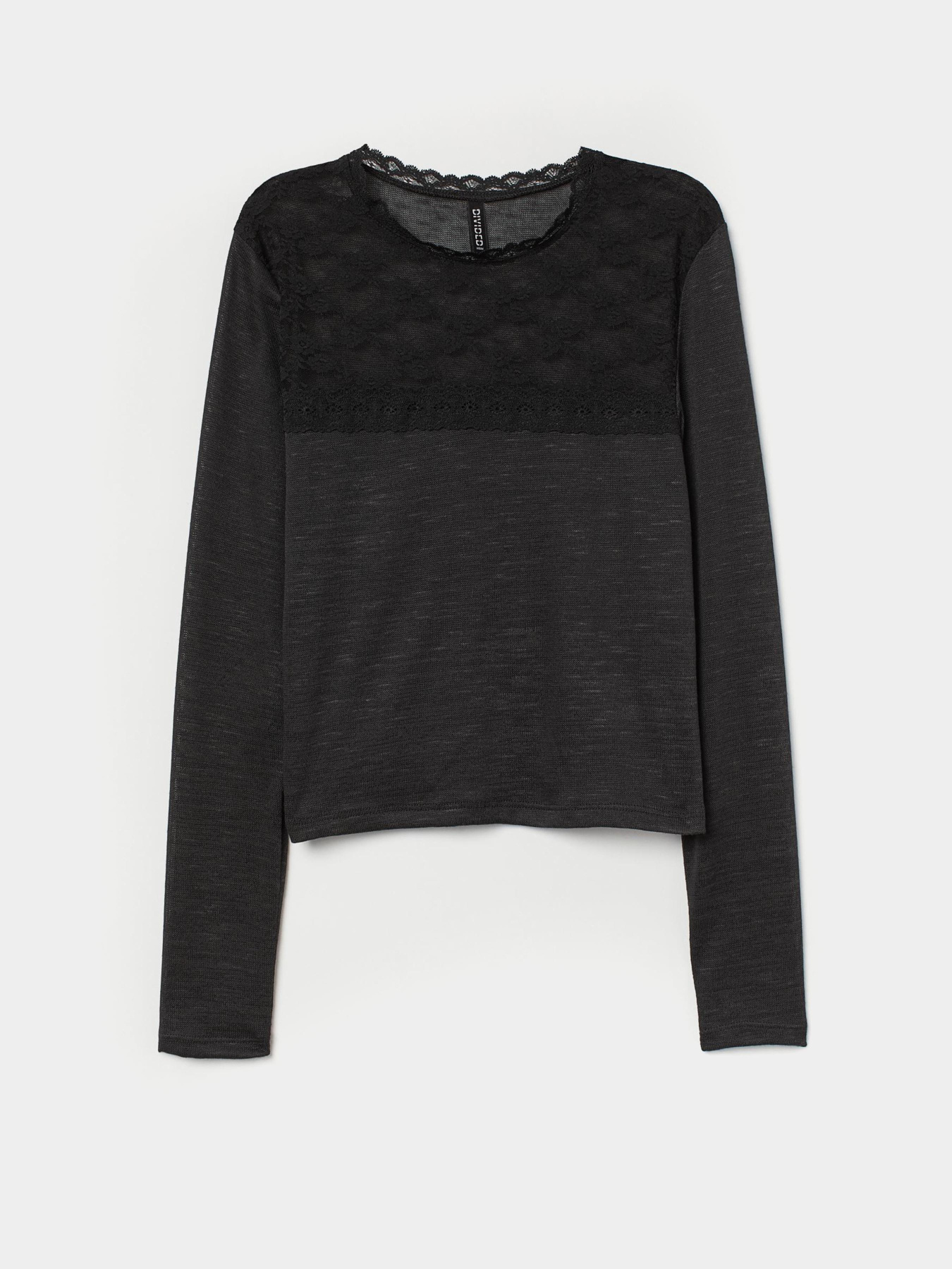 Лонгслів H&M модель 7151589bar_Черный Фото