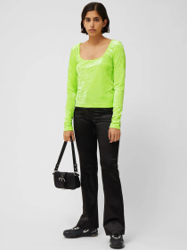 Лонгслив Weekday модель 8490570bar_Салатовый Лонгслив Weekday модель 8490570bar_Салатовый Фото