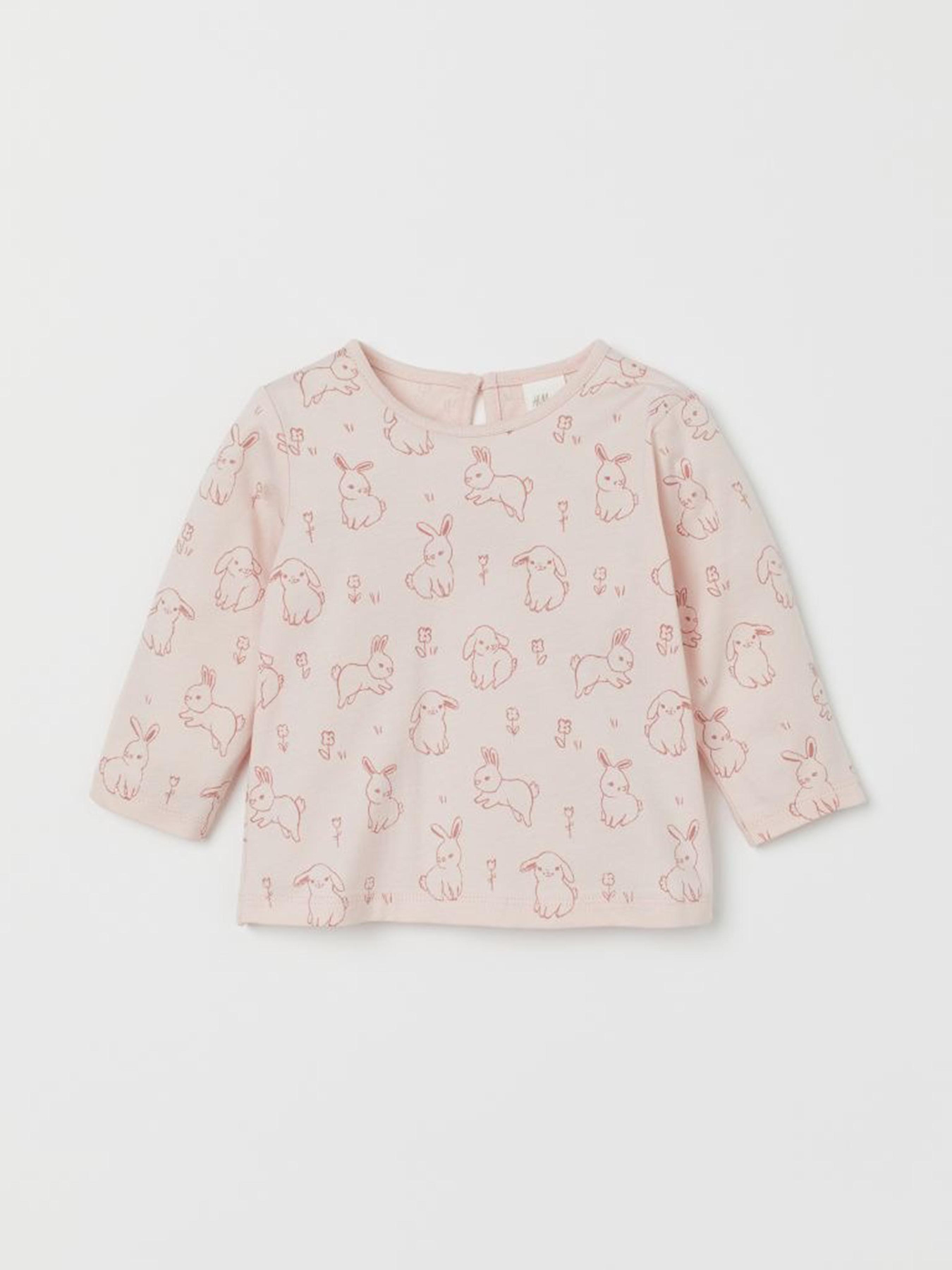 Лонгслів H&M модель 8885672arl_Розовый Фото