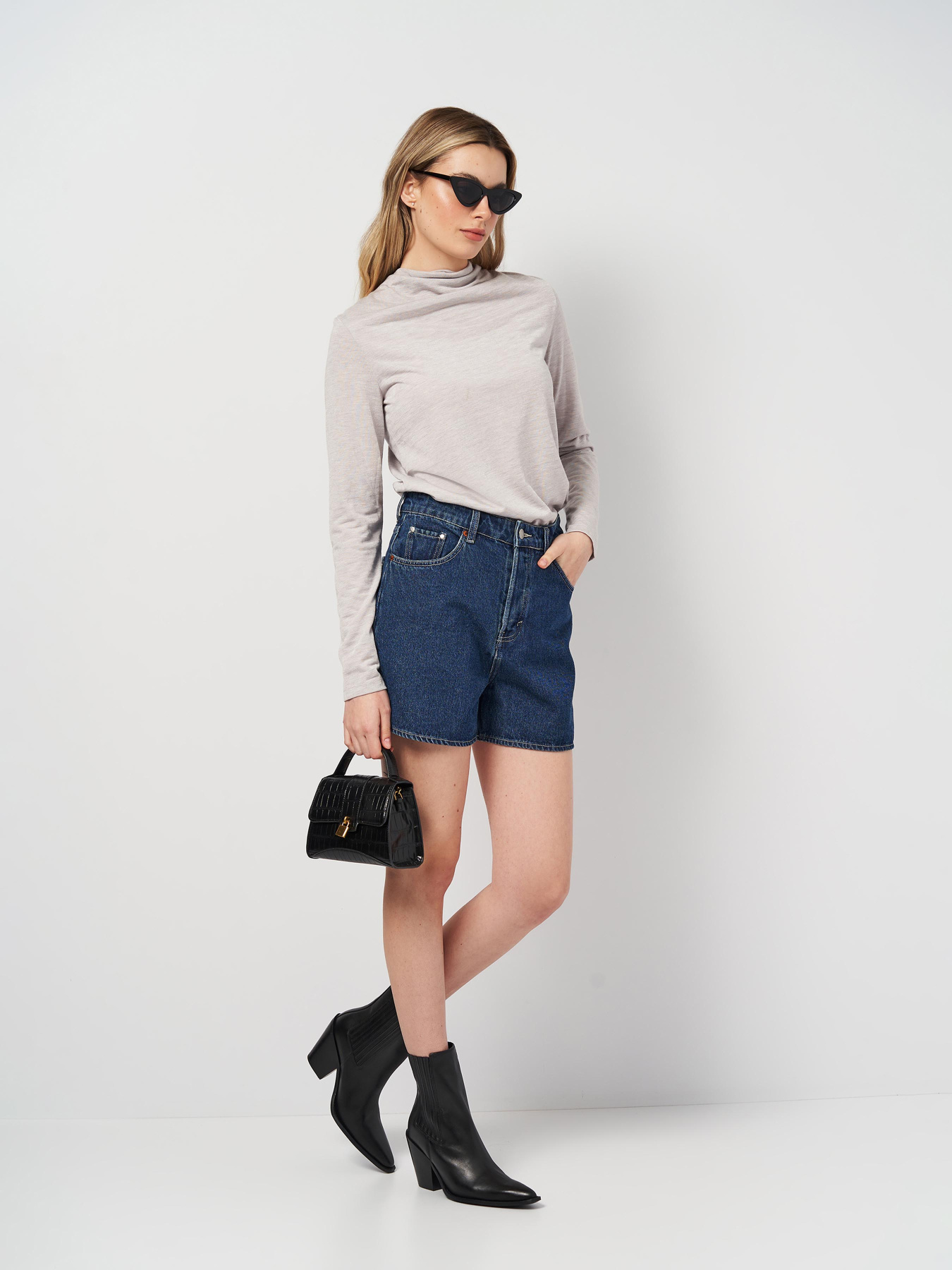 Водолазка H&M модель 5221478arl_Светло-серый Фото