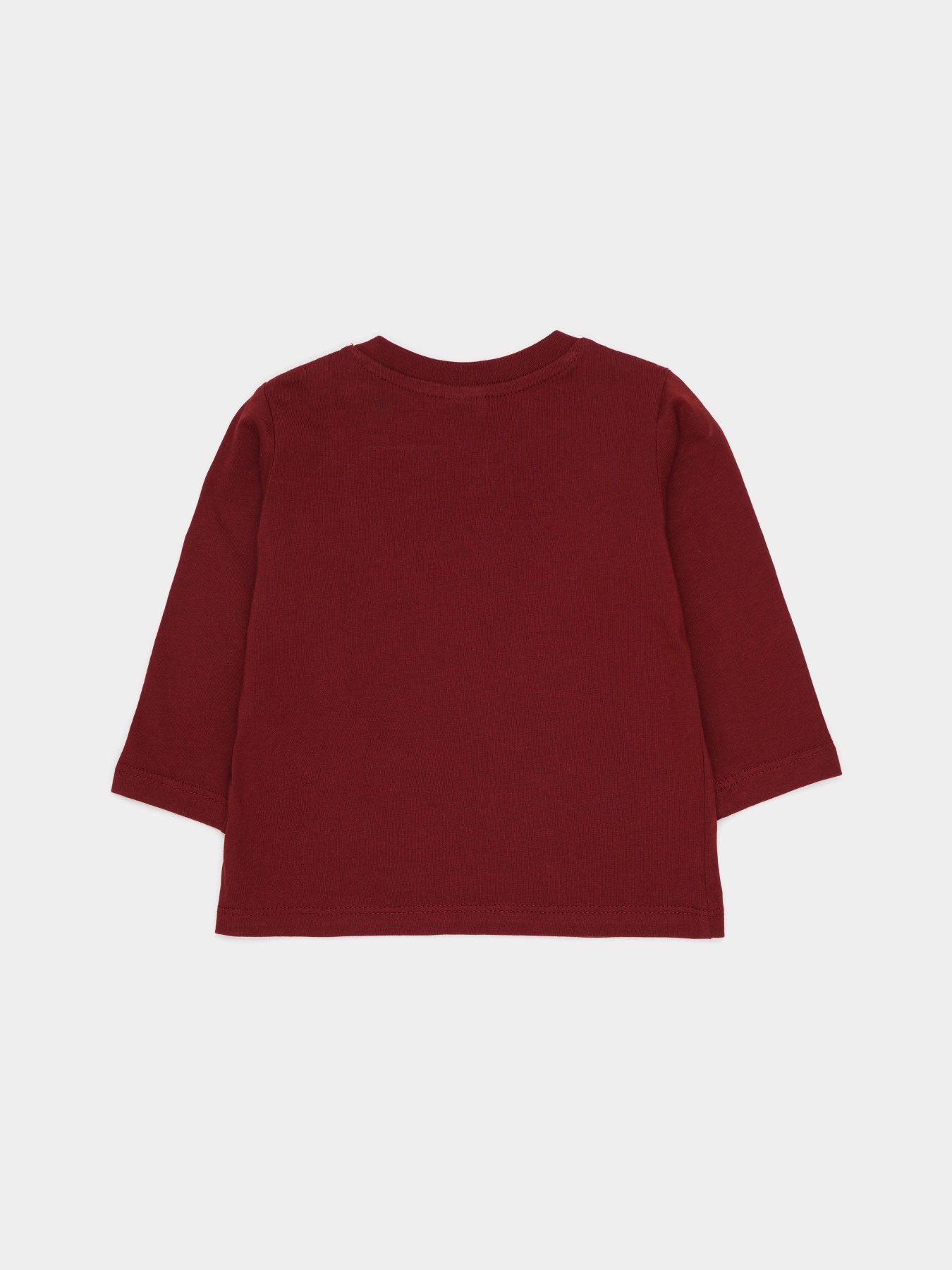 Лонгслив H&M модель 8180864arl_Бордовый Фото