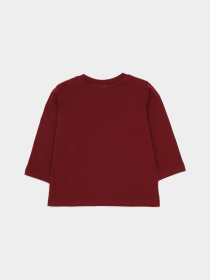 Лонгслив H&M модель 8180864arl_Бордовый Фото