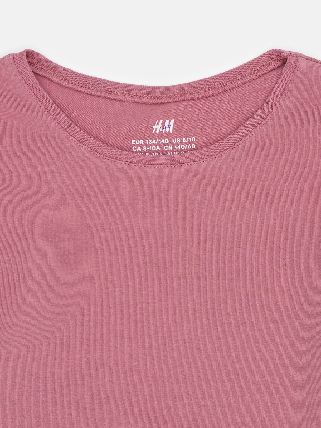 Лонгслів H&M модель 5751562arl_Темно-розовый Фото