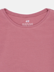 Лонгслів H&M модель 5751562arl_Темно-розовый Фото