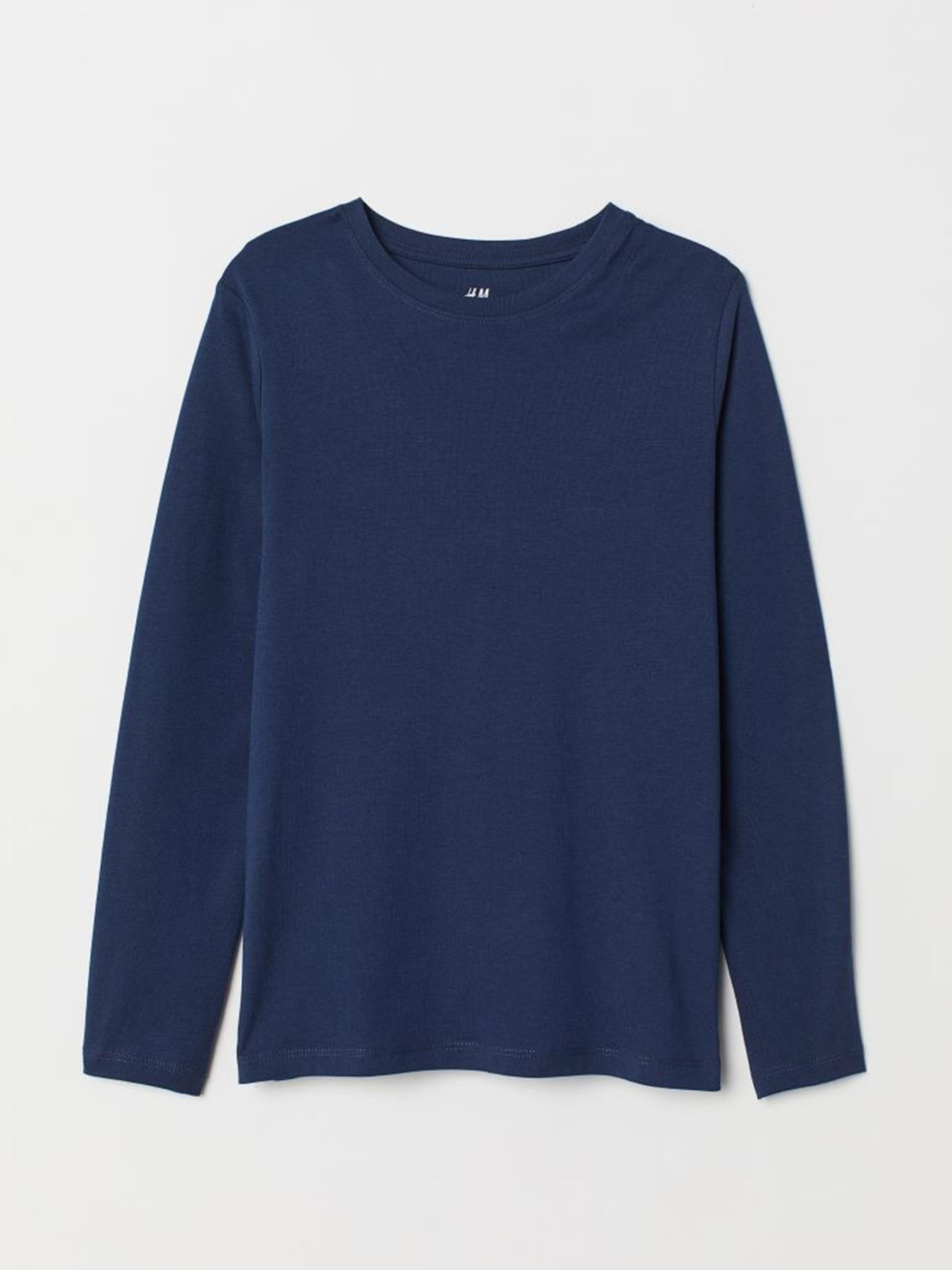 Лонгслів H&M модель 5751566ral_Темно-синий Фото