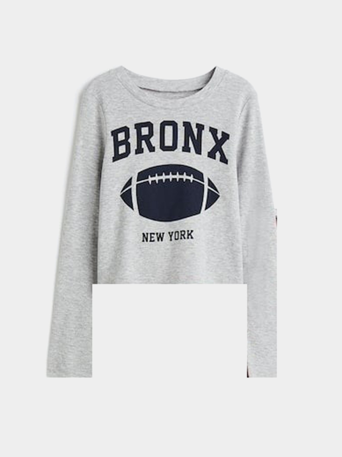 Лонгслив H&M модель 6892034rаl_Серый Фото