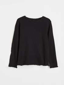 Лонгслів H&M модель 1087921ral_Черный Фото