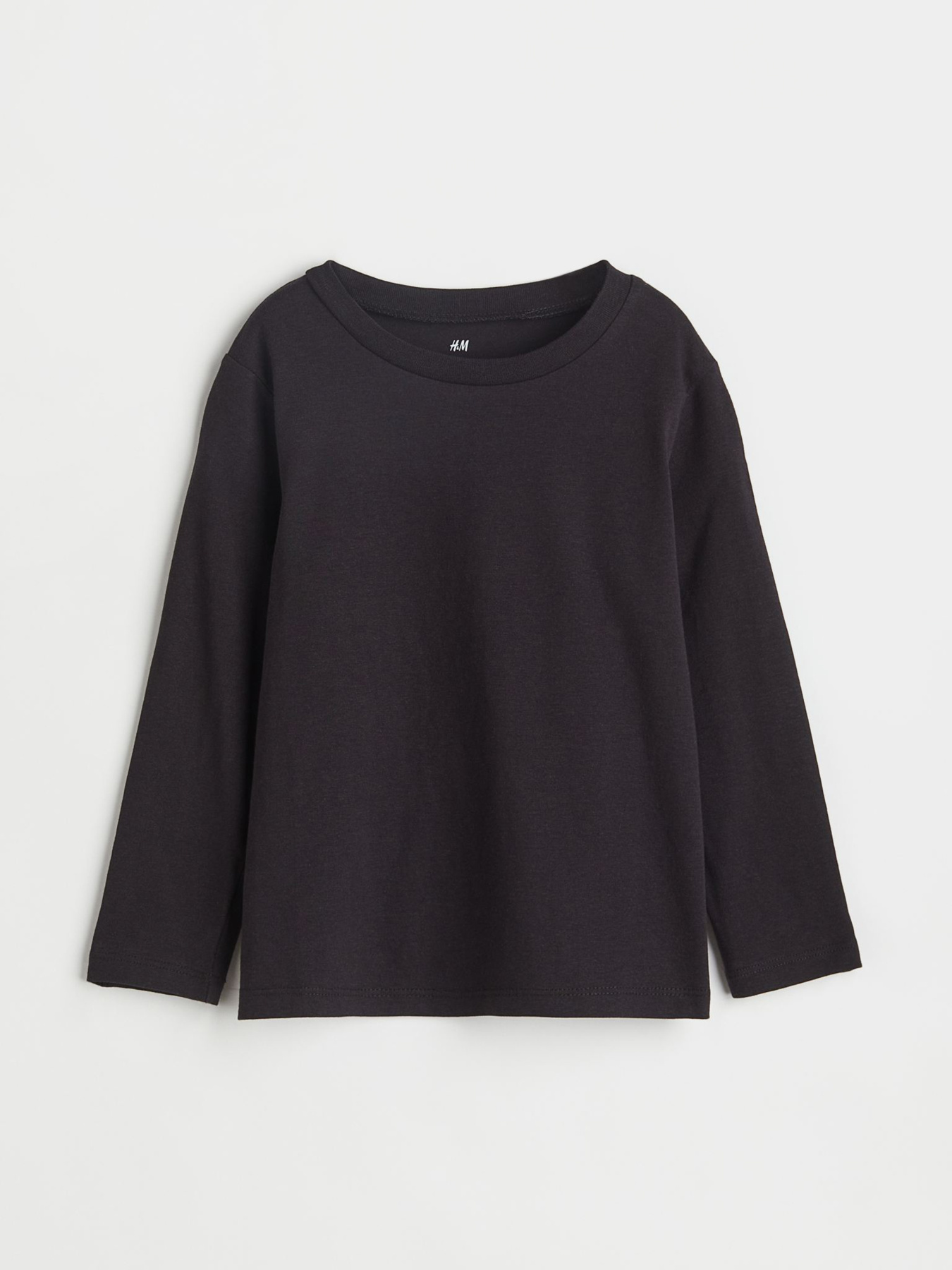 Лонгслів H&M модель 5663206ral_Черный Фото