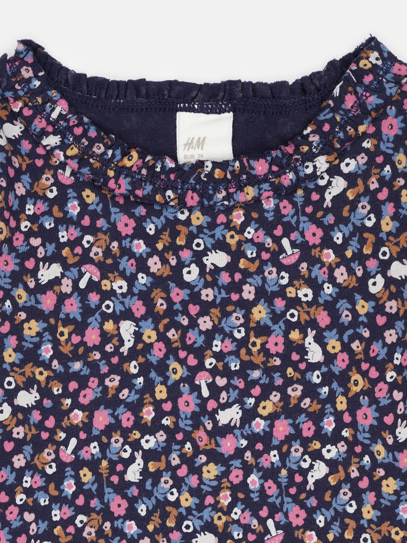 Лонгслив H&M модель 9359474arl_Комбинированный Фото