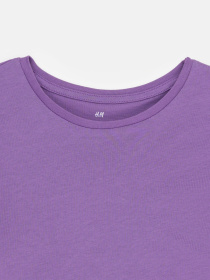 Лонгслив H&M модель 1087922rаl_Фиолетовый Фото