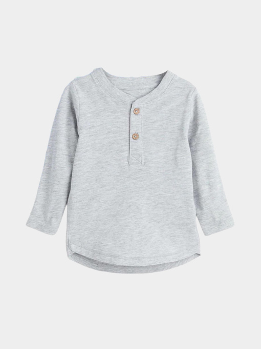 Лонгслив H&M модель 7671815rаl_Серый Фото