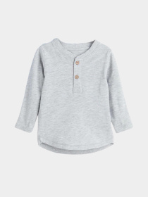 Лонгслив H&M модель 7671815rаl_Серый Фото