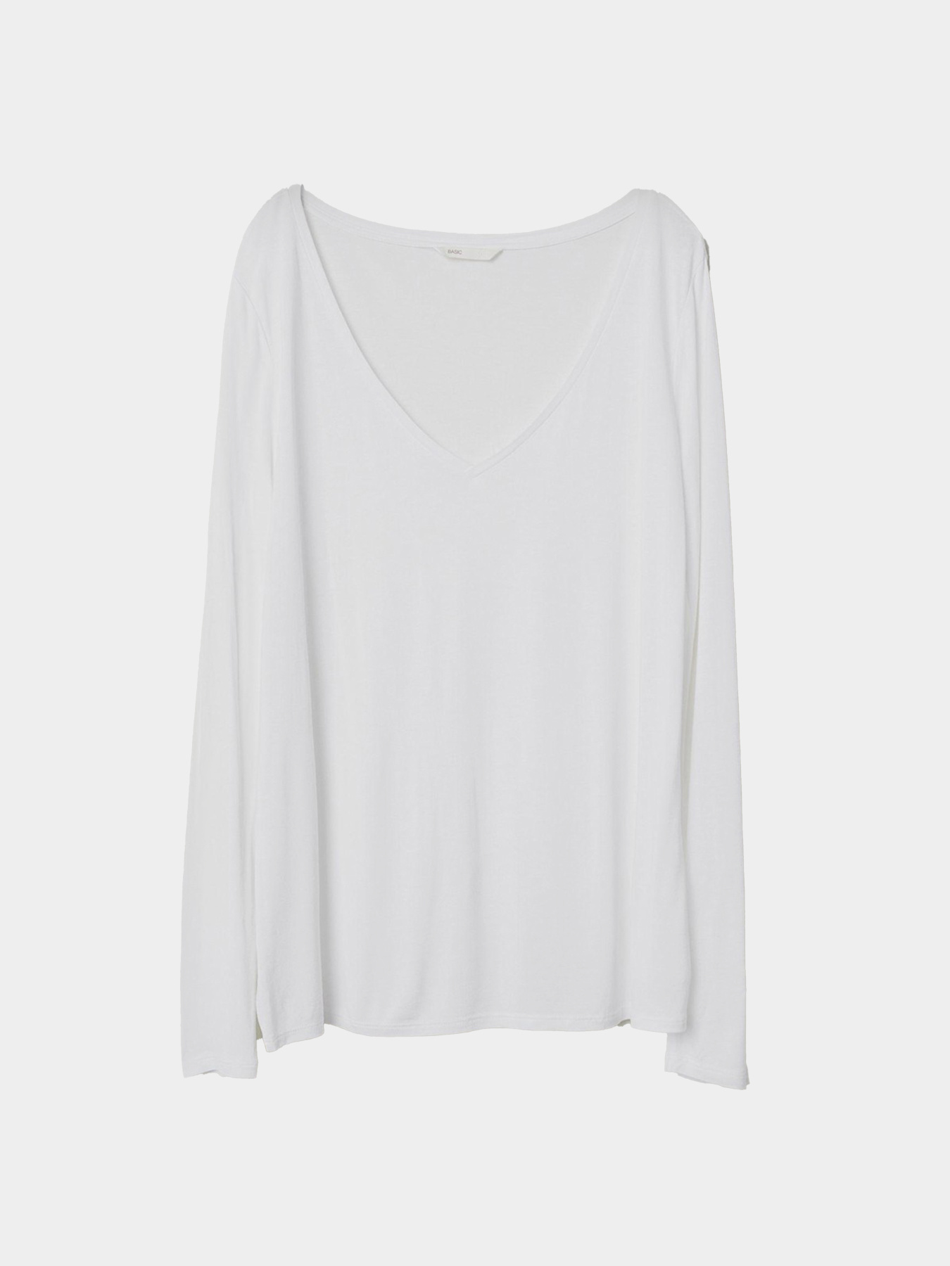 Лонгслив H&M модель 7900510wer_Молочный Фото