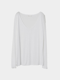 Лонгслив H&M модель 7900510wer_Молочный Фото