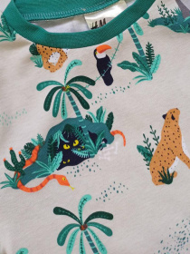 Лонгслив H&M модель 9570320kwer_Молочный Фото