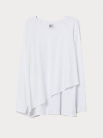 Лонгслив H&M модель 7325121wer_Белый Фото