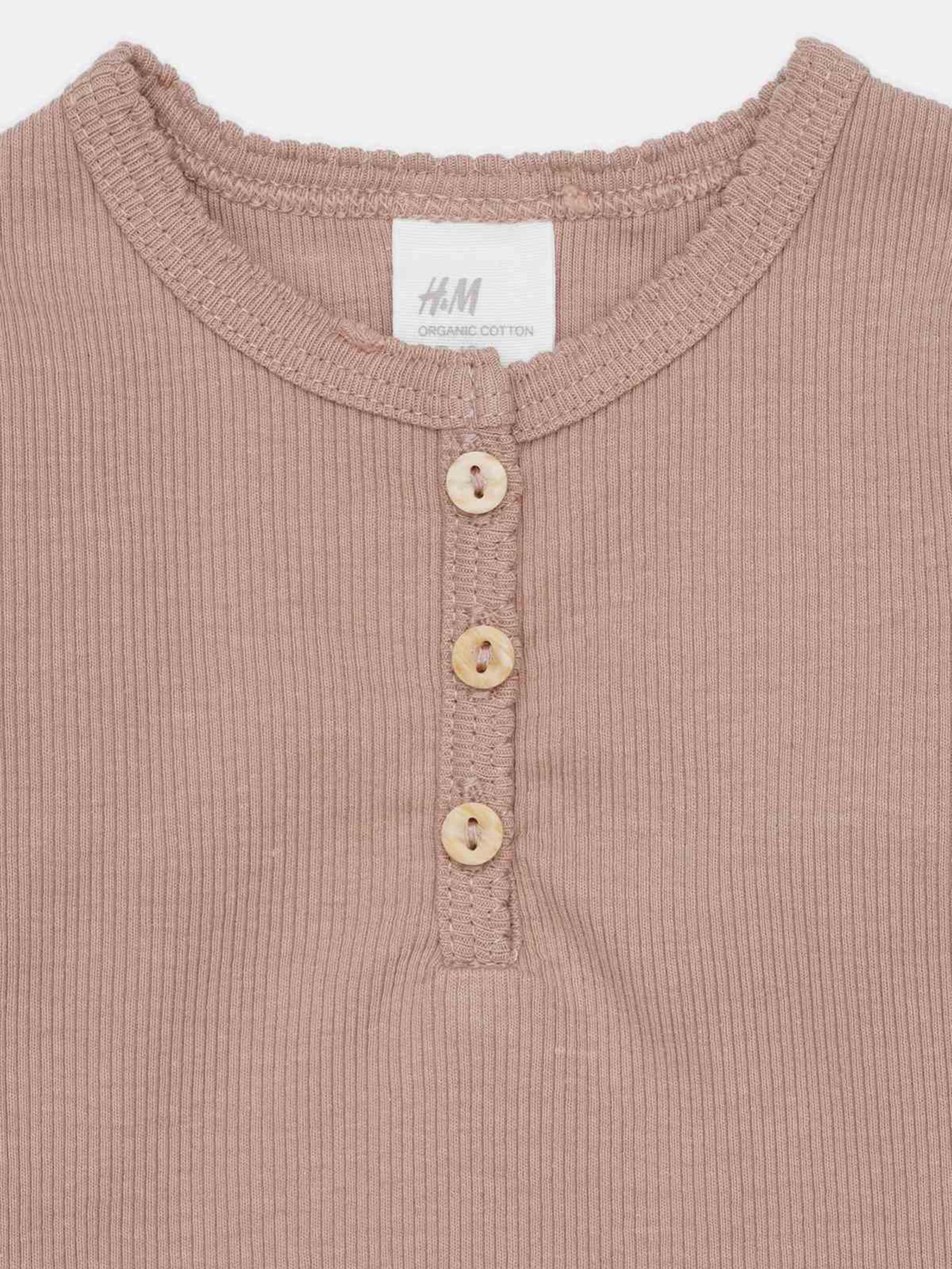 Лонгслів H&M модель 8834560kwer_Бежевый Фото