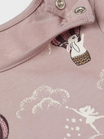 Лонгслив H&M модель 8947234kwer_Пудровый Фото