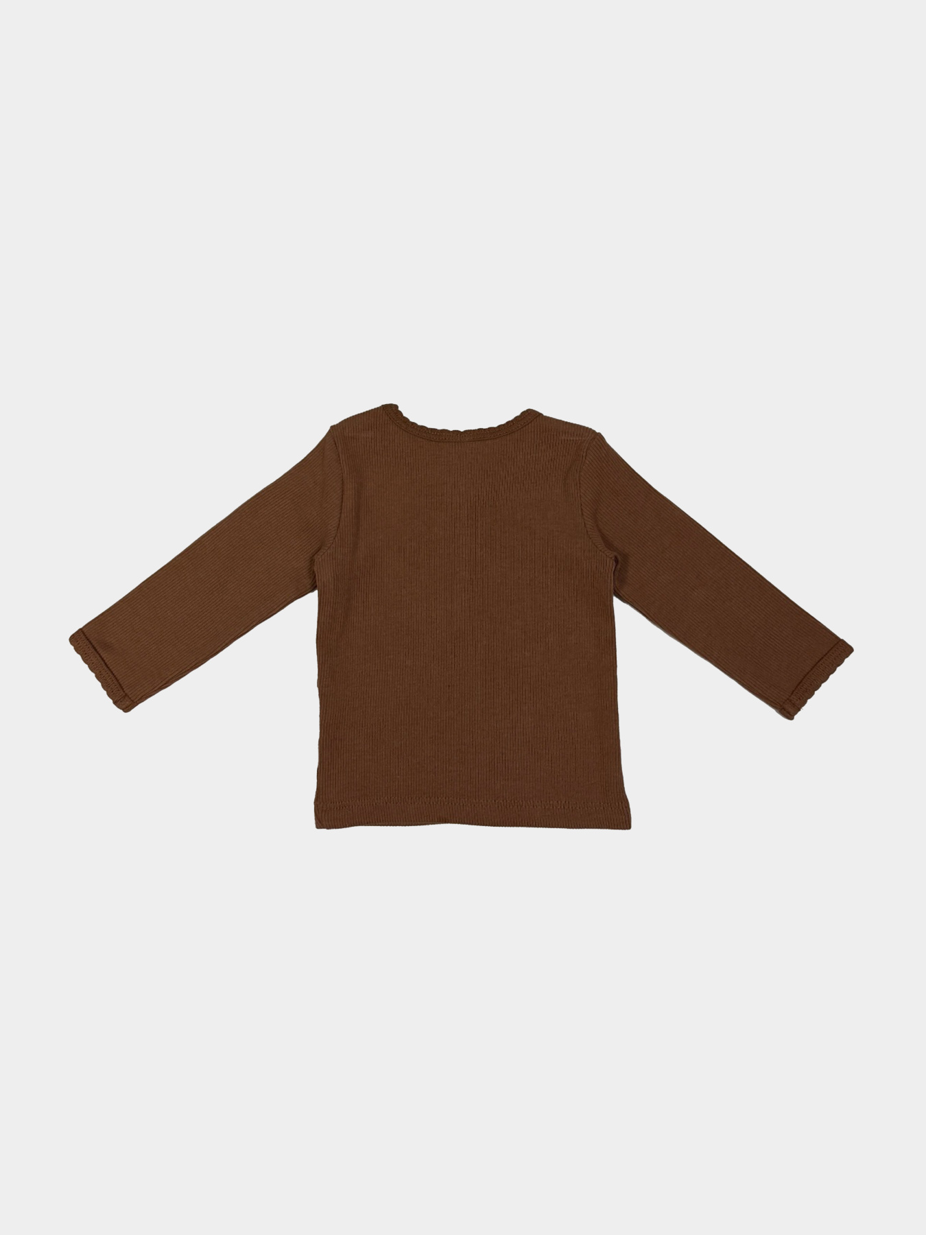 Лонгслив H&M модель 8834562kwer_Коричневый Фото