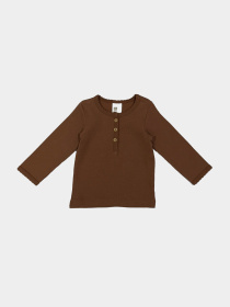 Лонгслив H&M модель 8834562kwer_Коричневый Фото