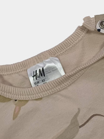 Лонгслив H&M модель 11067226kwer_Светло-бежевый Фото
