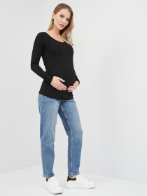 Лонгслив H&M модель 8376802wer_Черный Фото